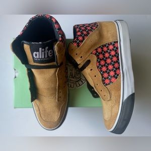 ALife Everybody Hi Mini Black/Red Men Sneakers Size 8